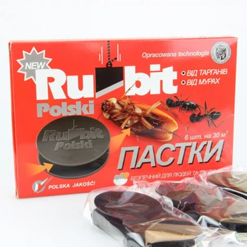 Рубит Польша 6 ловушек — инсектицидные ловушки от тараканов и муравьи Rubit Polski