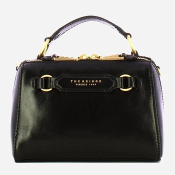 Torebka crossbody damska ze skóry naturalnej The Bridge Laura 04180601 30 Czarna (800070359568)