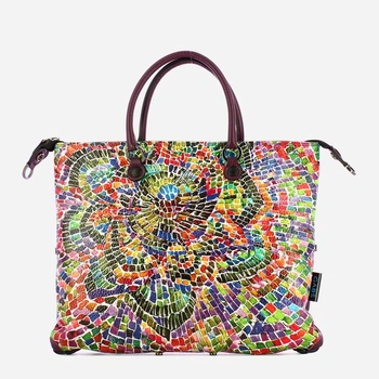 Torebka crossbody damska ze skóry naturalnej duża Gabs G3Plus G000033T2X2361 S0619 Bordowa (800070361213)