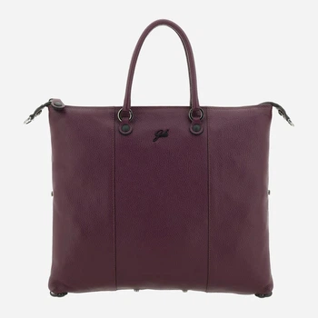 Torebka crossbody damska ze skóry naturalnej duża Gabs G3Plus G000033T2X2428 C3530 Bordowa (800070361217)