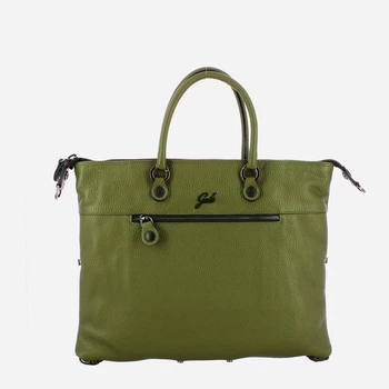 Torebka crossbody damska ze skóry naturalnej duża Gabs G3Plus G000033T2X3206 C2533 Zielona (800070361220)