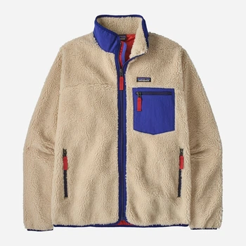 Bluza męska rozpinana streetwear polarowa Patagonia M'S Classic Retro-X 23057 DNLC L Beżowa (800070362322)