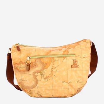 Torebka crossbody damska ze skóry naturalnej duża Alviero Martini LG03S578 0548 Jasnobrązowa (800070364491)