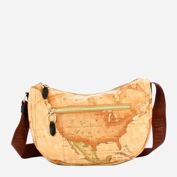 Torebka crossbody damska ze skóry naturalnej duża Alviero Martini LG04S578 0001 Beżowa (800070364492)