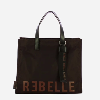 Torebka crossbody damska materiałowa Rebelle Electra REB0082T0001 0189 Brązowa (800070364362)