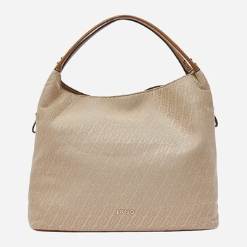 Torebka crossbody damska materiałowa duża Liu Jo AA6057T378A 00005 Beżowa (800070365240)