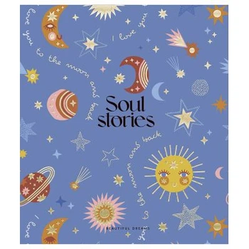 Зошит Школярик Soul stories 80 аркушів клітинка (080-3202K) (5 шт)