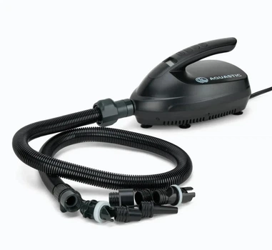 Електричний насос для SUP AQUASTIC Aire 16 PSI, 12V, 110 Вт, LCD-дисплей, 6 насадок (2000150530)