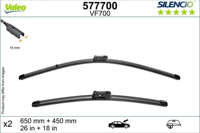 Щітка склоочисника Valeo 577700 98350R2000