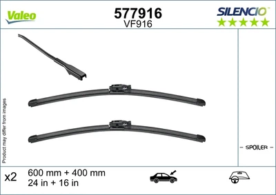 Щітка двірника Valeo 577916 288908484R, 288908753R, 288909527R