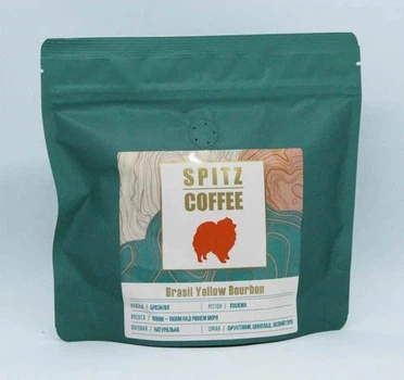 Кофе в зернах SPITZ COFFEE Желтый бурбон Бразилия К-250-ЖБ 250 г