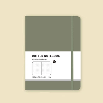 Блокнот Сумеречно-Серый в точку (Dotted Notebook) формата А5 202 мм × 142 мм