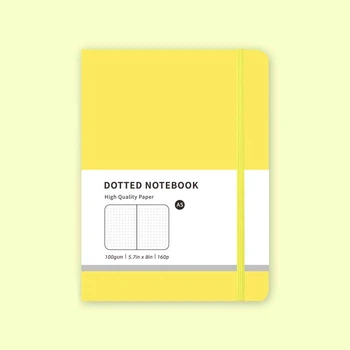 Блокнот Желтый в точку (Dotted Notebook) формата А5 202 мм × 142 мм
