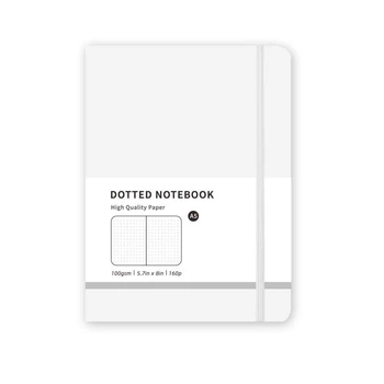 Блокнот Белый в точку (Dotted Notebook) формата А5 202 мм × 142 мм