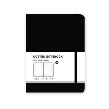Блокнот Черный в точку (Dotted Notebook) формата А5 202 мм × 142 мм