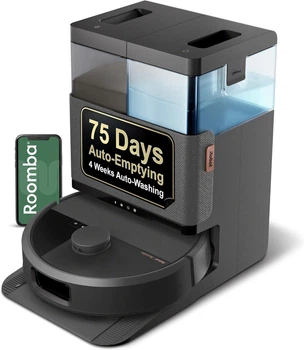Робот-пылесос с влажной уборкой iRobot Roomba Combo 505+ AutoWash dock Black (N185040)