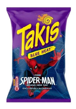 Чипсы кукурузные Takis Blue Heat со вкусом чили и лайма, 100 г