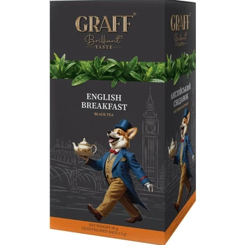 Чай черный Graff English Breakfast «Английский завтрак», 20 шт х 2 г
