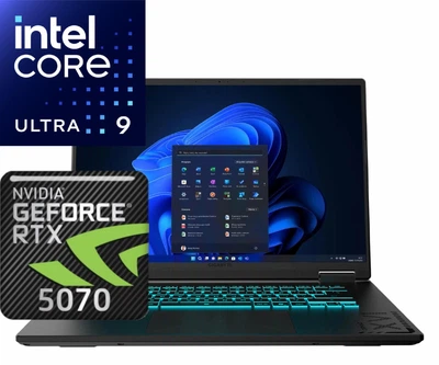 Ноутбук (2026) геймерский Gigabyte GAMING A16 Ultra 9-185/ 32GB / 1ТB+2ТB/ Win11x Licensed/ RTX5070 / 16" 165Hz