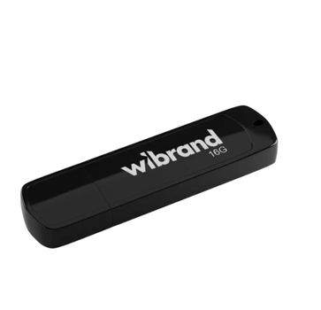 Флеш-накопичувач 16 Gb Wibrand Grizzly Black /WI2.0/GR16P3B/