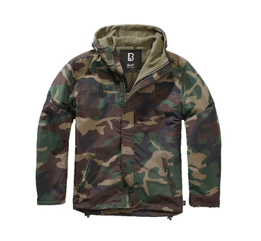 Куртка на флісі Brandit Windbreaker XL woodland (3167.10.XL)