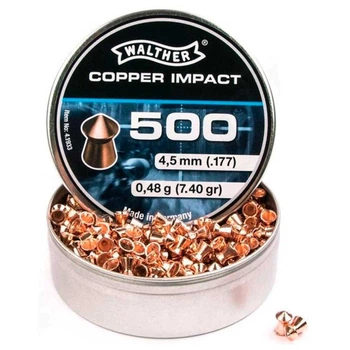 Кульки Umarex Walther Copper Impact (4.5 мм, 0.48 г, 500 шт)