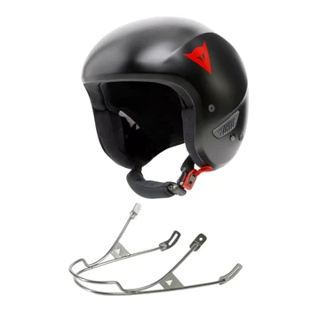 Шлем для слалома с дугой Dainese R001 Fiber Ski Helmet M 56-57 см Черный