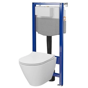 Комплект унитаз с инсталляцией QF CITY CLEANON CERSANIT AQUA S701-794