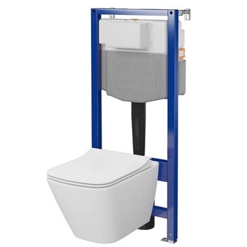 Комплект унитаз с инсталляцией QF CITY CLEANON CERSANIT AQUA S701-797