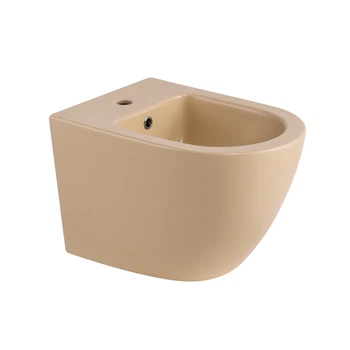 Биде подвесной 515x370x350 мм, Beige QTAP ROBIN QT13551381GSB
