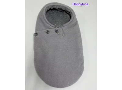 Дитячий конверт кокон Happy Luna Ангора 56 см Сірий (0804-56)