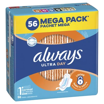 Гігієнічні прокладки Always Ultra Day Normal (Розмір 1) 56 шт