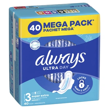 Гігієнічні прокладки Always Ultra Day Super Extra (Розмір 3) 40 шт