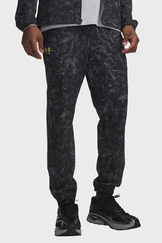 Чоловічі чорні спортивні штани з візерунком UA Vibe Woven Jogger Under Armour LG 1386557-008