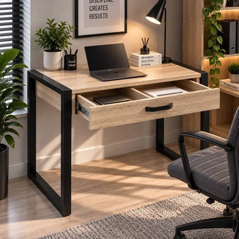 Компактний комп’ютерний стіл LOFT із шухлядою
