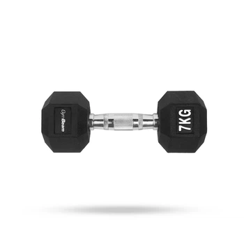 Гексагональна гантель білий 7 kg - GymBeam Accessories