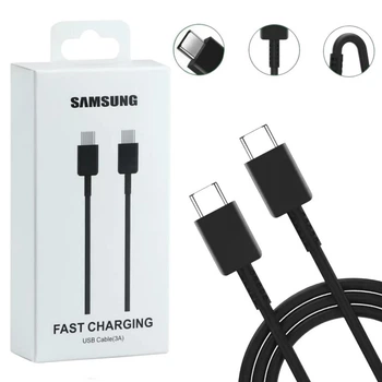 Кабель Samsung Type-C — Type-C PD60W (3A) 1 м для швидкого заряджання Super Fast Charge і передавання даних Black