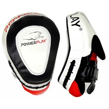 Лапи боксерські PowerPlay 3042 PU Black/White (PP_3042) PowerPlay PP_3042 1079797