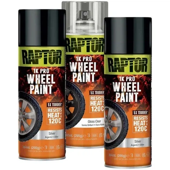Набор для окрашивания дисков | RAPTOR Wheel Paint | Комплект 1,093 л | Серебристый