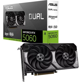 Видеокарта Asus Dual GeForce RTX 5060 8GB OC Advanced (DUAL-RTX5060-O8G-A) EU [175199]