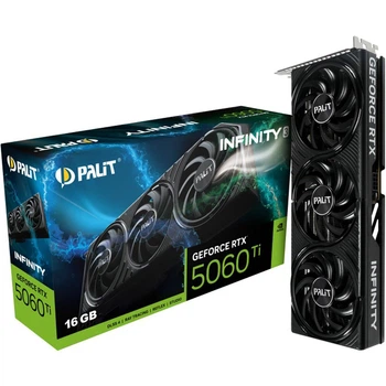 Відеокарта Palit GeForce RTX 5060 Ti Infinity 3 16GB (NE7506T019T1-GB2061S) EU [176638]