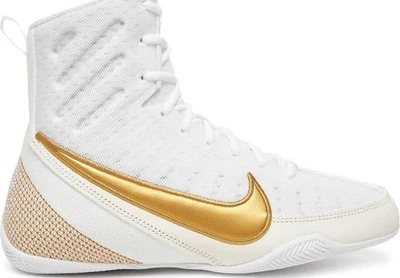 Взуття для боксу Nike Machomai 3 білий, золотистий Уні 40 (7US) 25 см