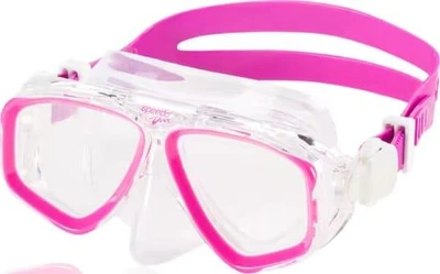 Очки для плавания Speedo JR ADVENTURE MASK 678 розовый Дит One Size