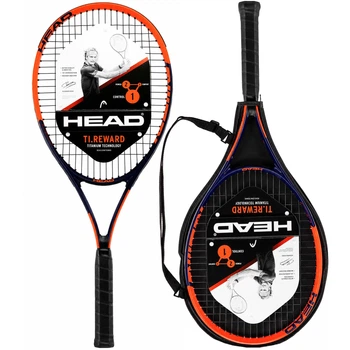 Ракетка для большого тенниса 27" HEAD Reward 235621-2 grip-2 (титан, 27 дюймов, вес 280гр, оранжевый-черный)