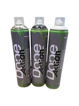 Граффити Набор Bombing: Dope 600мл Silver + Dope 600мл Black + Dope 600мл White