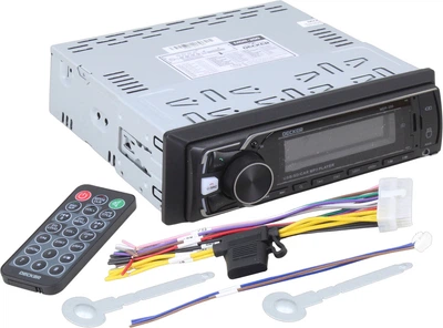 Автомагнитола 1-DIN (Decker) USB + Bluetooth+microSD+AUX MDR-200 (MDR-200)