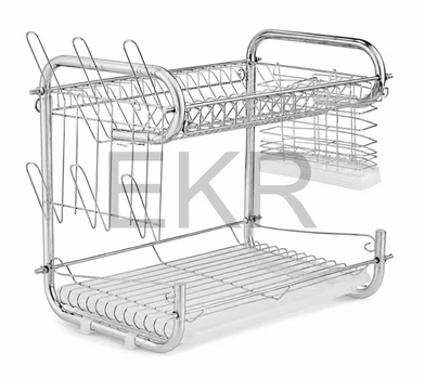 Сушка для посуду двоярусна Edenberg Хром EB-2108