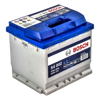 Аккумулятор BOSCH S4 Silver 12V 52Ah 470A R+ (0092S40020)