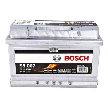 Аккумулятор BOSCH S5 Silver Plus 12V 74Ah 750A R+ (0092S50070)