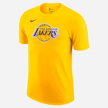 Футболка мужская Nike Nba Los Angeles Lakers Logo Tee L Желтый FJ0243-728
